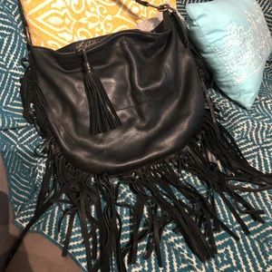 Lucky Brand Rickey Fringe Leather Bag